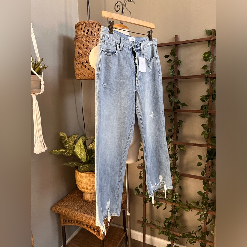 ▪️NWT PISTOLA Charlie Ruthless Ripped Straight Leg Jeans - Picture 8 of 11